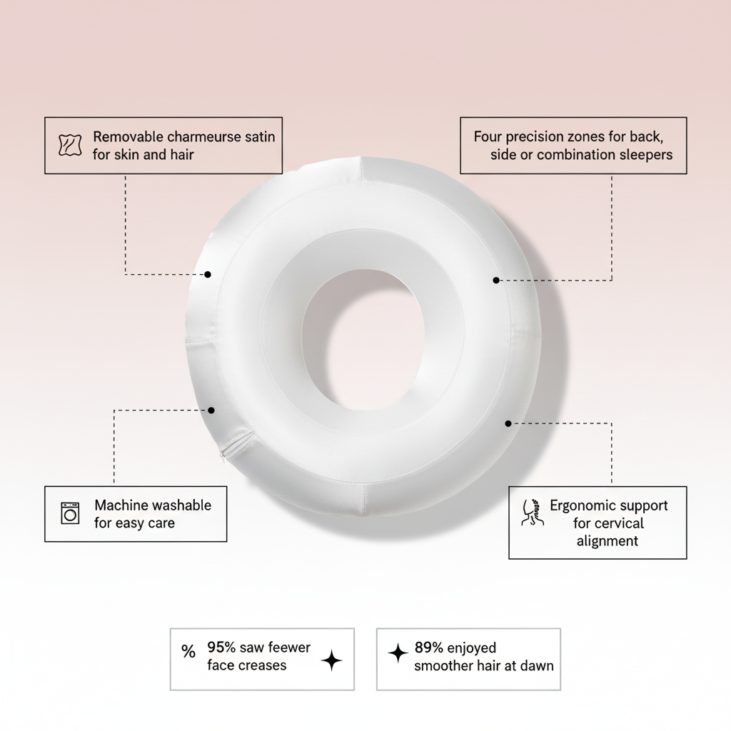 COFORM Face Pillow Cloud + FREE Satin Pillowcase